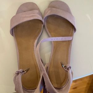 Lilac purple heels